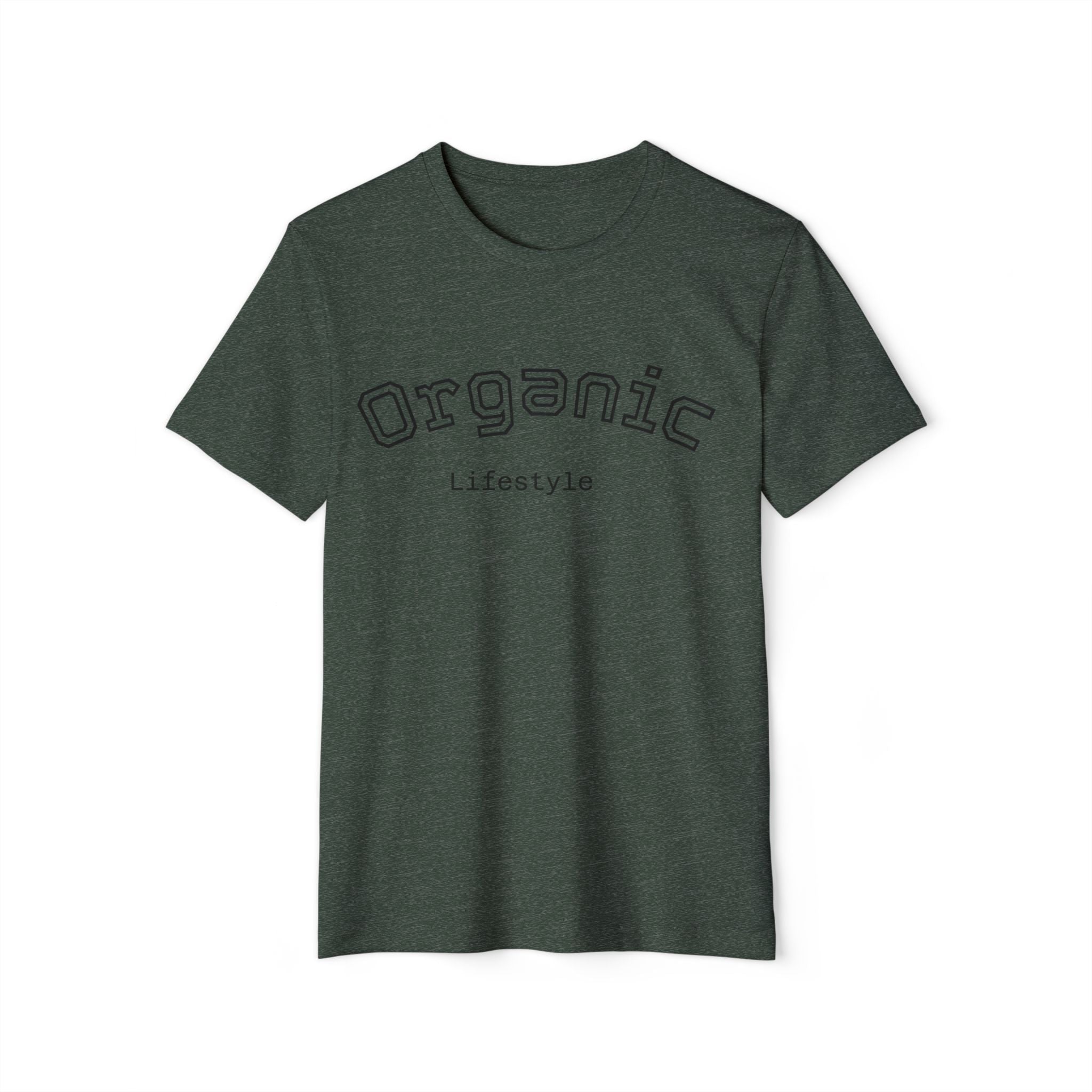 Organic Lifestyle T-Shirt — "Live Life More Organically" Eco Cotton Tee