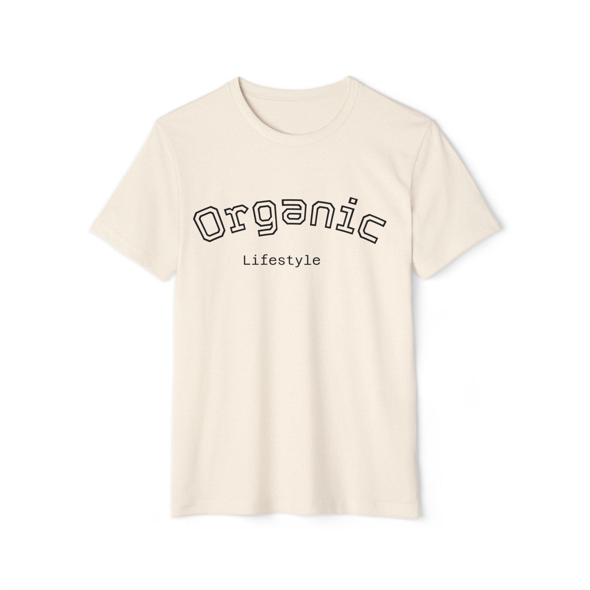 Organic Lifestyle T-Shirt — "Live Life More Organically" Eco Cotton Tee