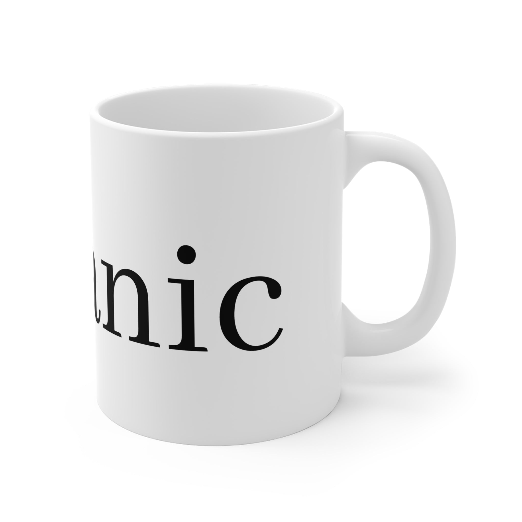 Mug — "Organ" Minimalist Typography Coffee Mug (11 oz)