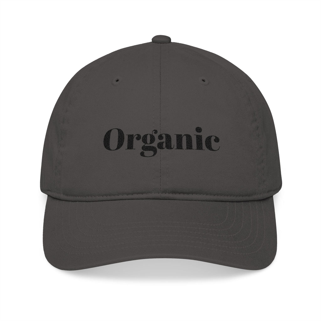 Organic Embroidered Baseball Cap — "Organic Lifestyle" Cotton Hat
