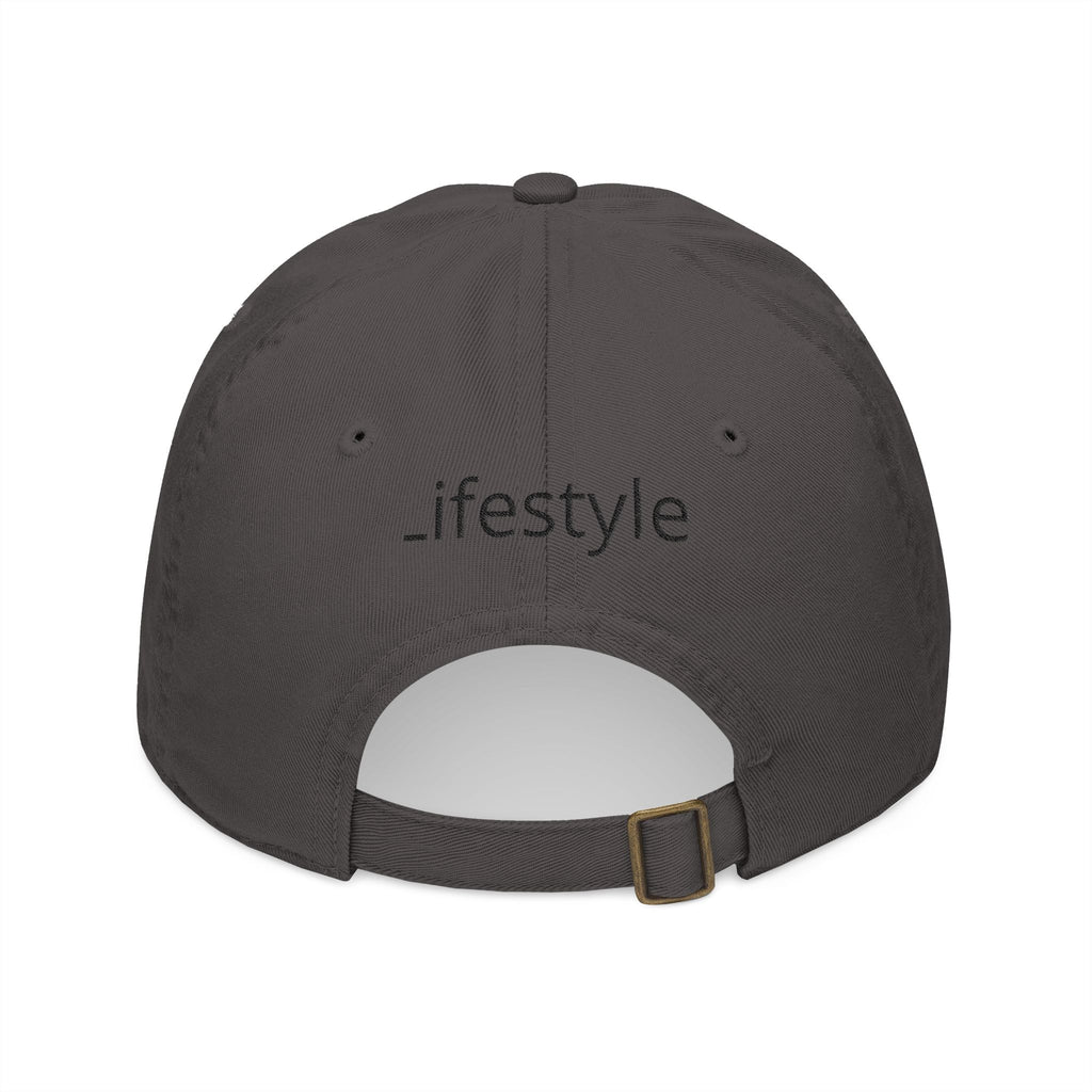 Organic Embroidered Baseball Cap — "Organic Lifestyle" Cotton Hat