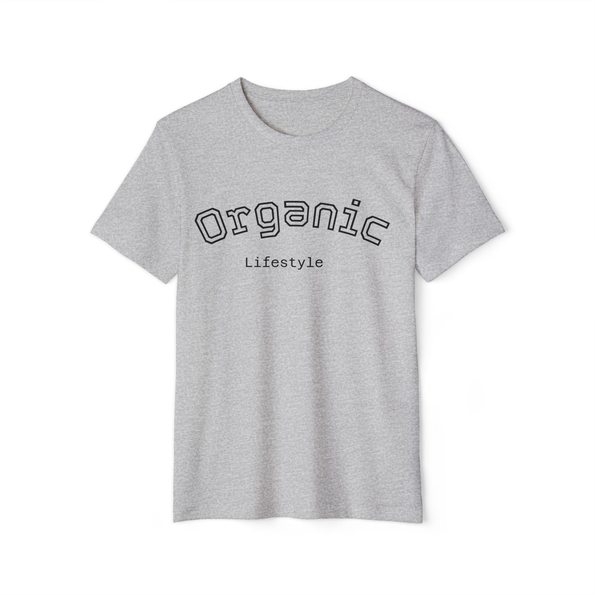 Organic Lifestyle T-Shirt — "Live Life More Organically" Eco Cotton Tee