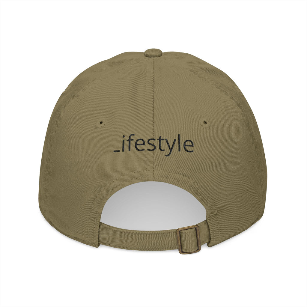 Organic Embroidered Baseball Cap — "Organic Lifestyle" Cotton Hat