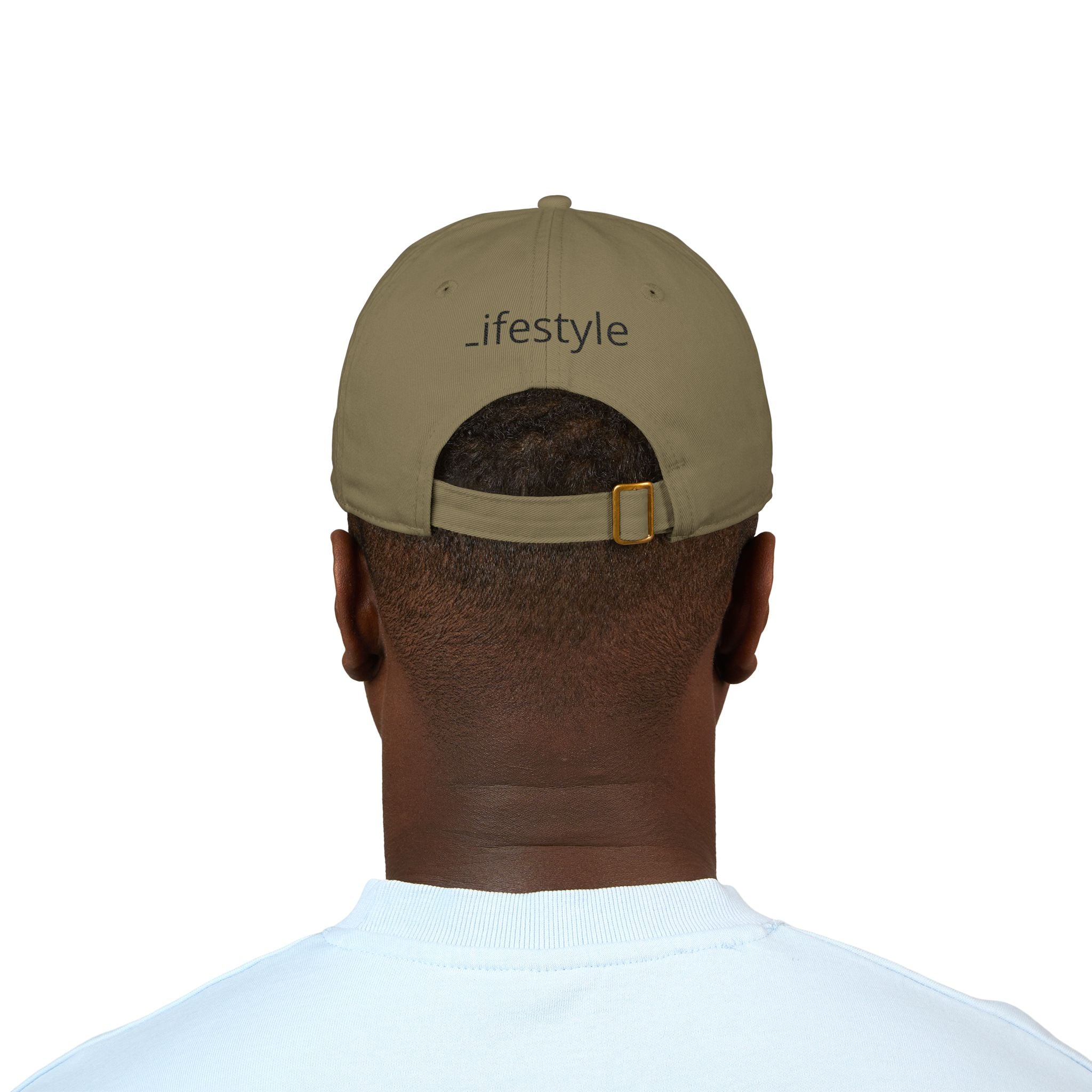 Organic Embroidered Baseball Cap — "Organic Lifestyle" Cotton Hat