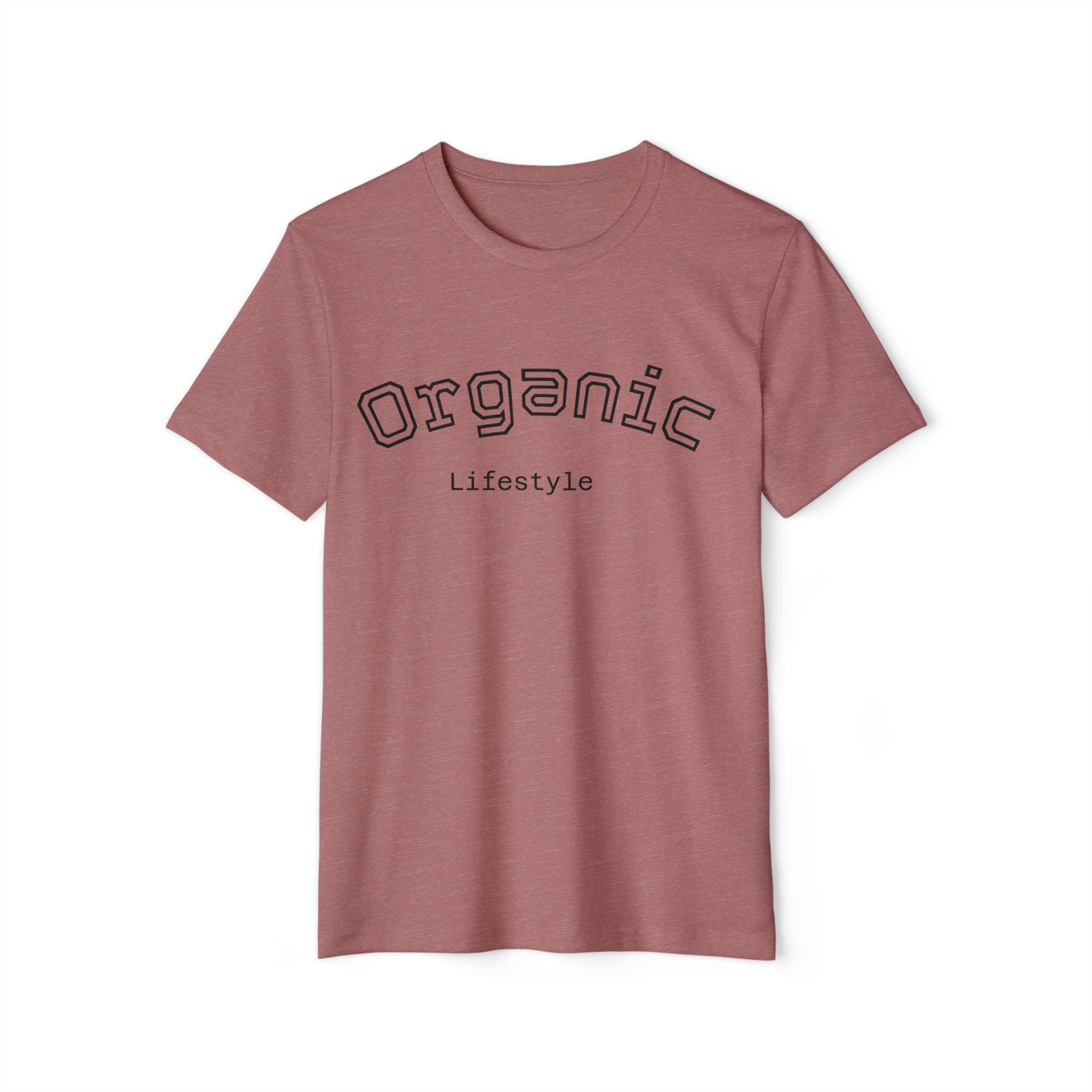 Organic Lifestyle T-Shirt — "Live Life More Organically" Eco Cotton Tee