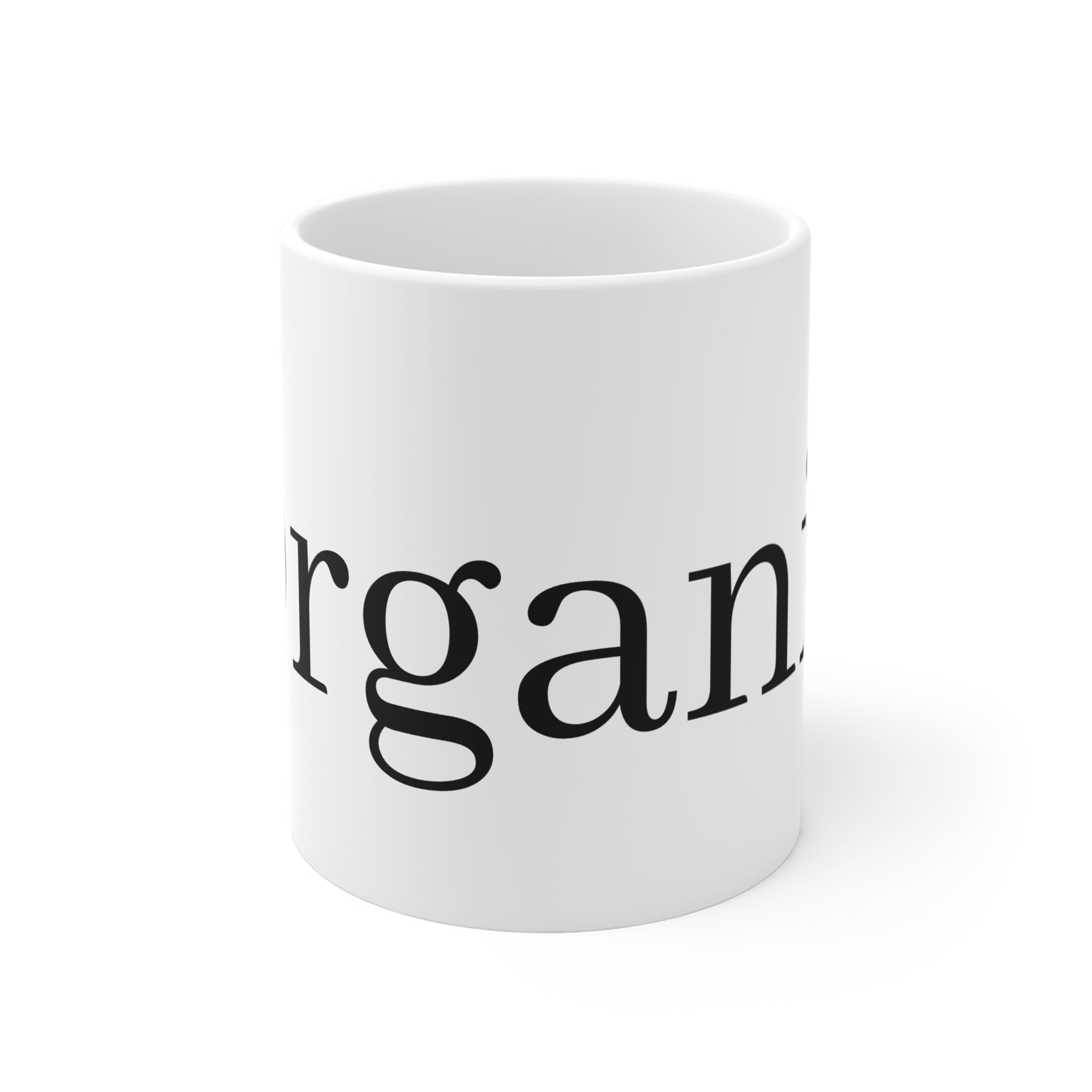 Mug — "Organ" Minimalist Typography Coffee Mug (11 oz)