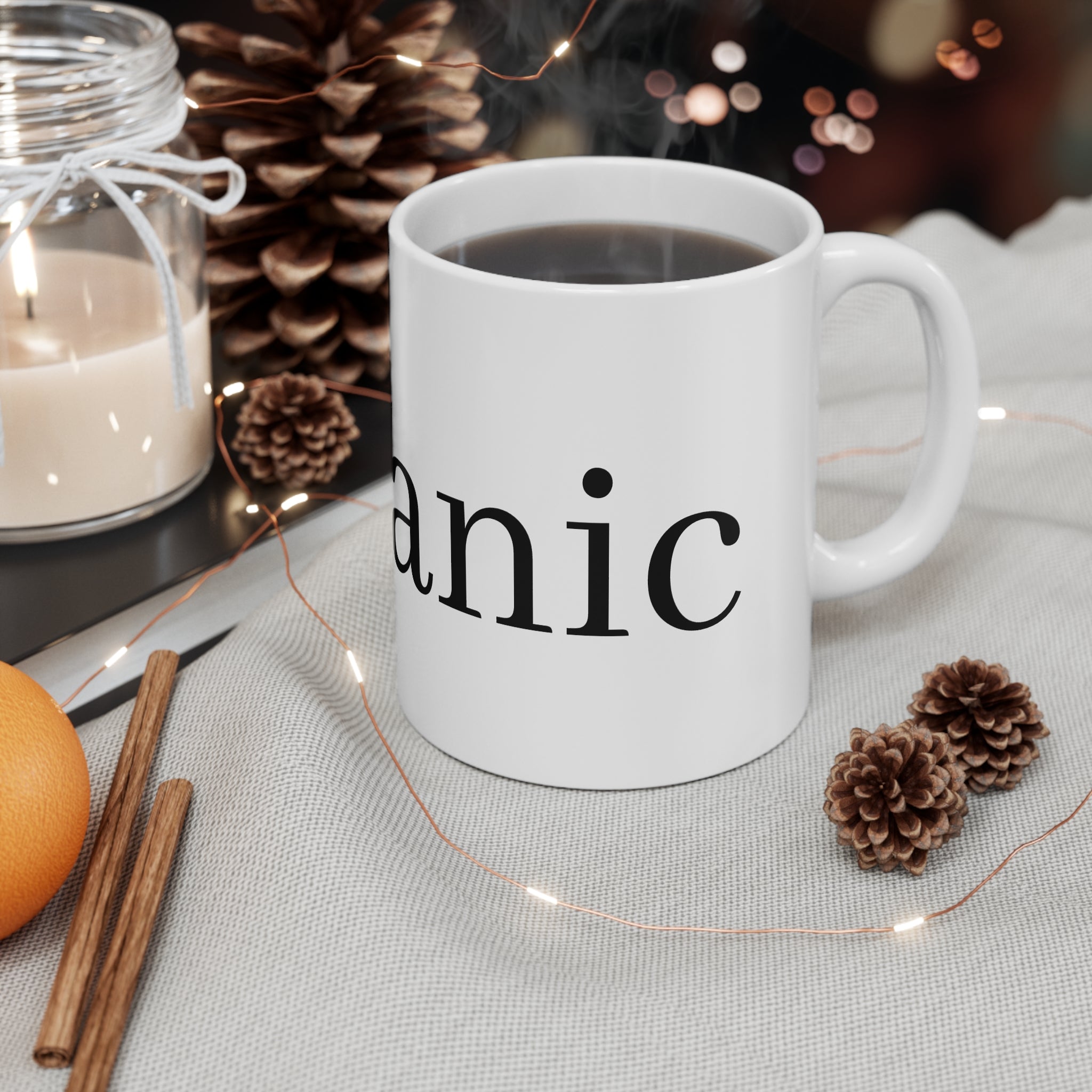 Mug — "Organ" Minimalist Typography Coffee Mug (11 oz)