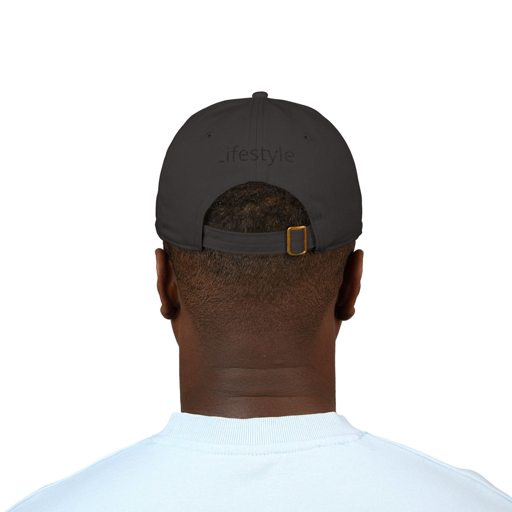 Organic Embroidered Baseball Cap — "Organic Lifestyle" Cotton Hat