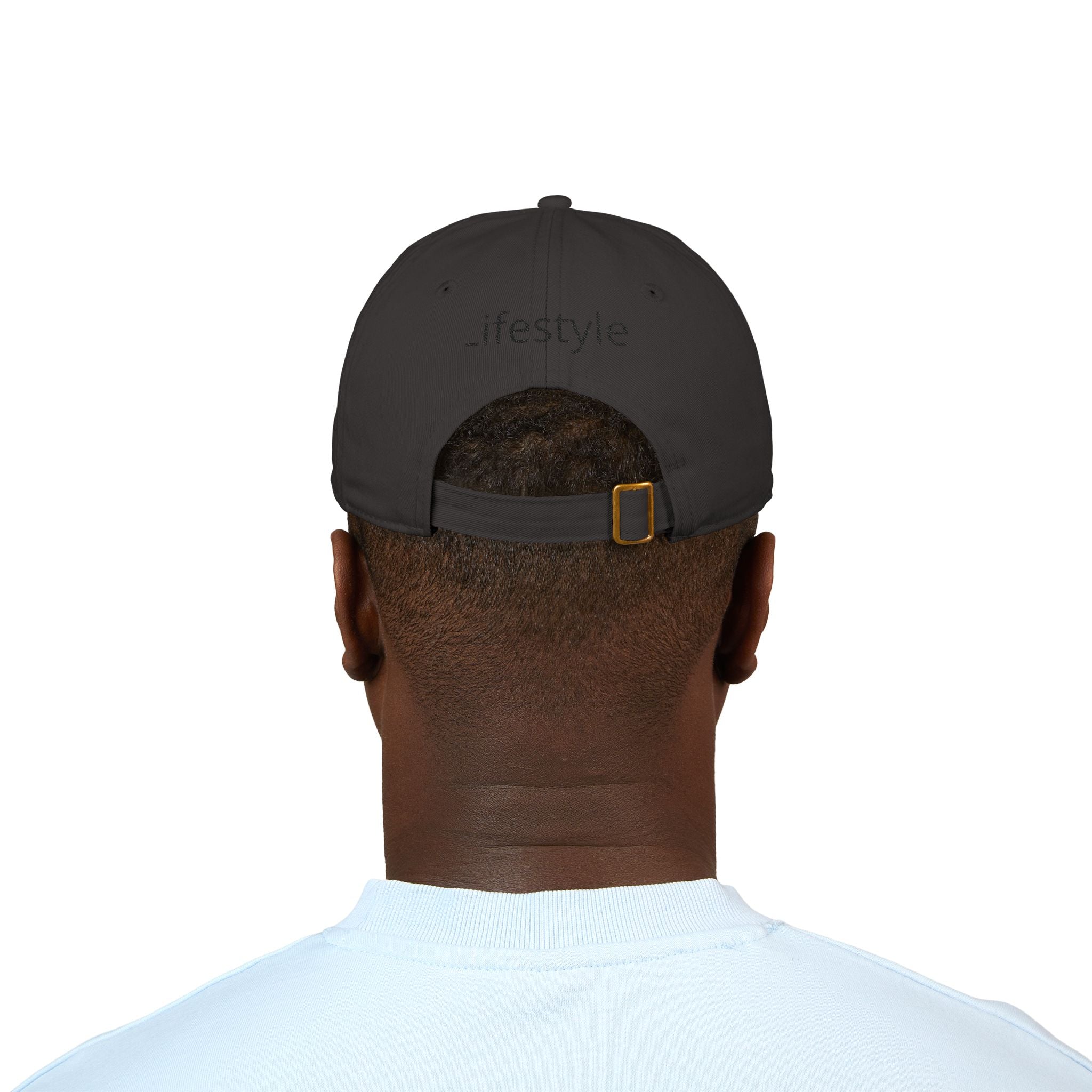 Organic Embroidered Baseball Cap — "Organic Lifestyle" Cotton Hat