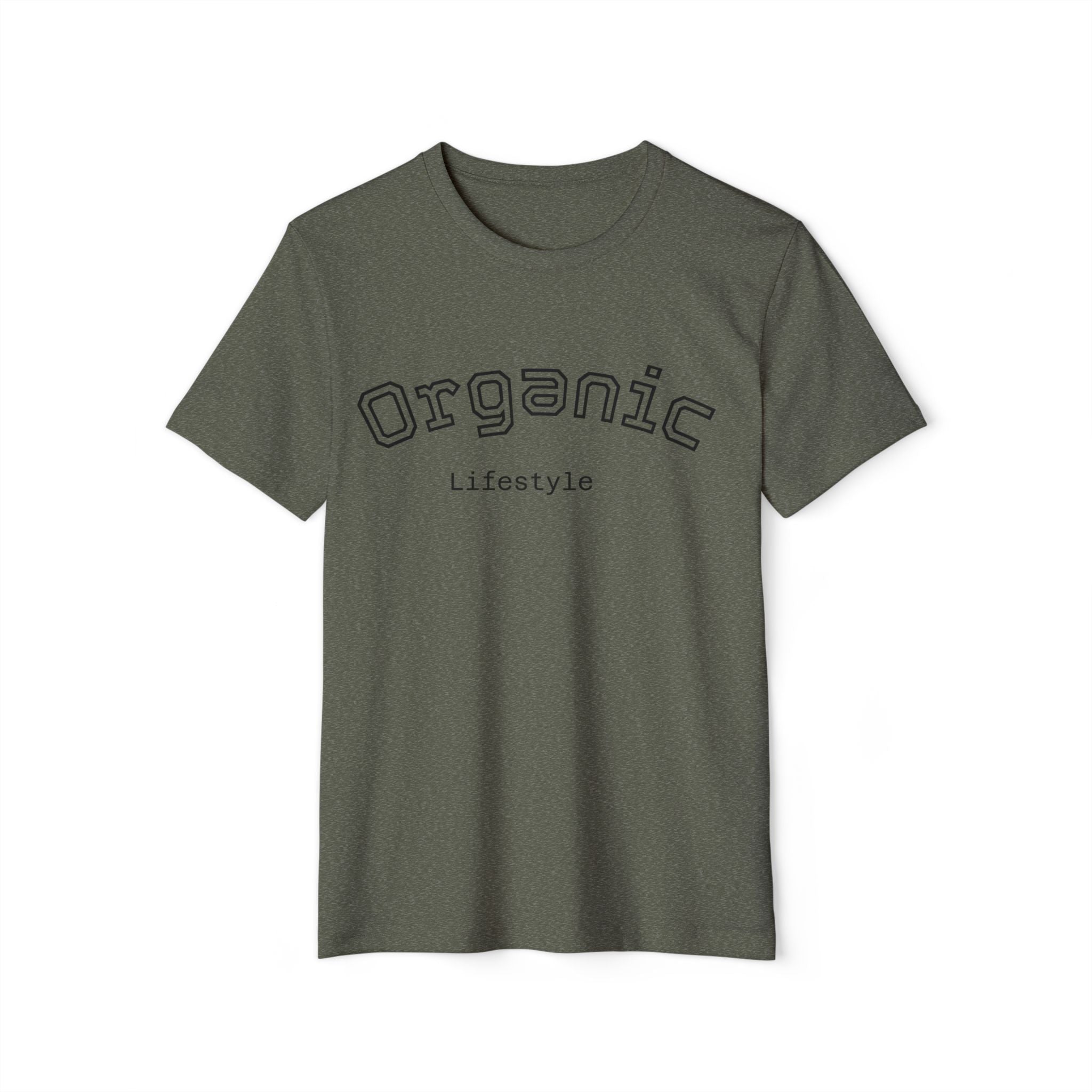 Organic Lifestyle T-Shirt — "Live Life More Organically" Eco Cotton Tee